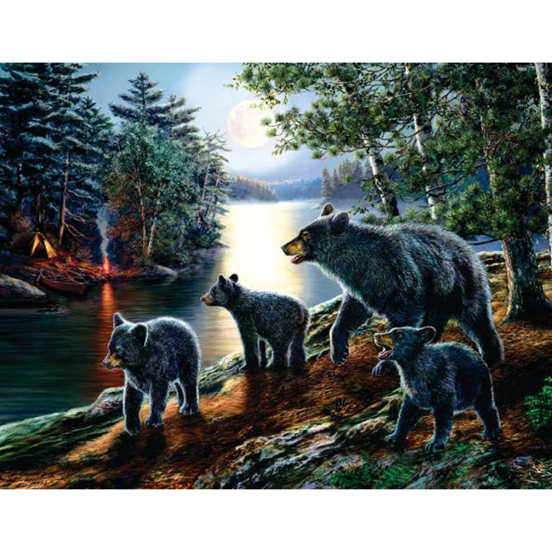 Bear Moon Puzzle - Retreat Home Furniture