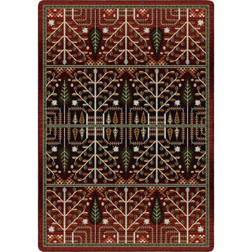 Flourish Forest | Garnet Rug