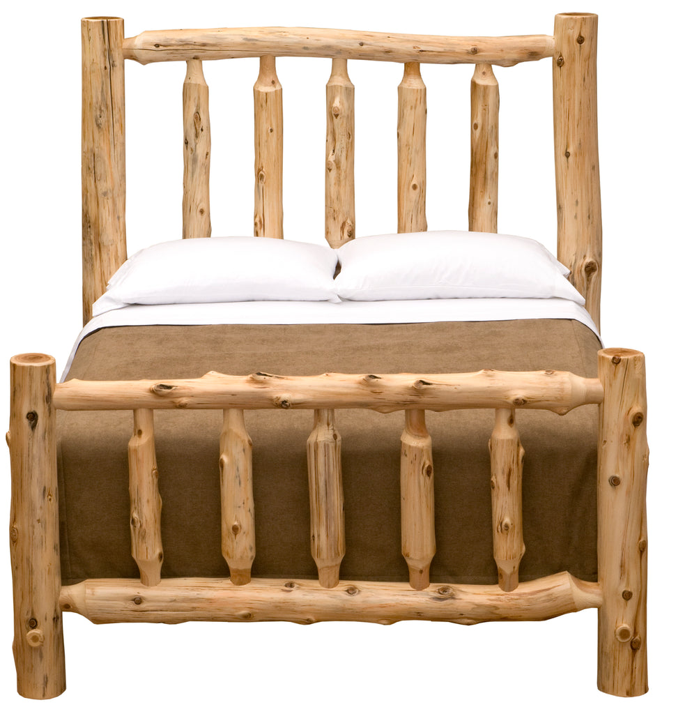 Cedar Log Traditional Bed - Retreat Home Furniture