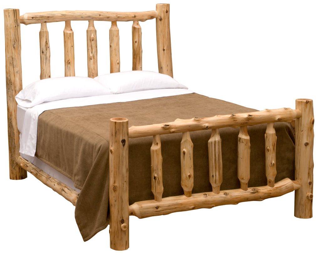 Cedar Log Traditional Bed - Retreat Home Furniture