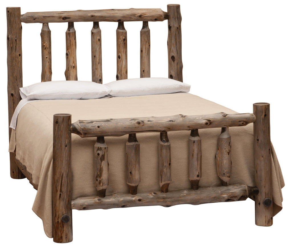 Cedar Log Traditional Bed - Retreat Home Furniture