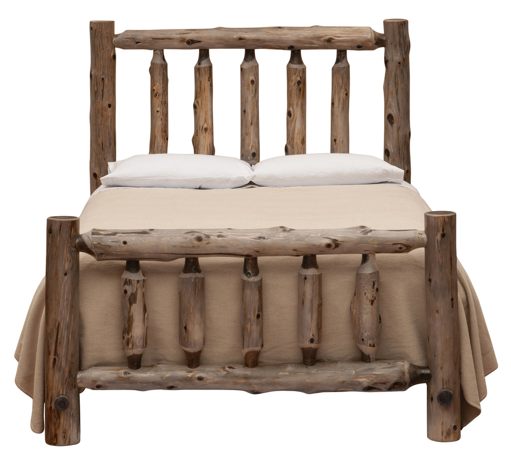 Cedar Log Traditional Bed - Retreat Home Furniture