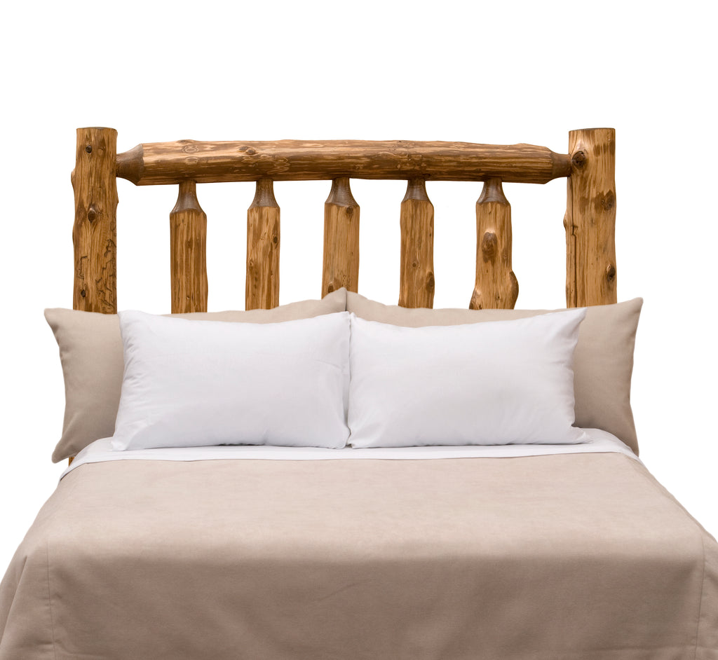 Cedar Log Traditional Headboard - Retreat Home Furniture