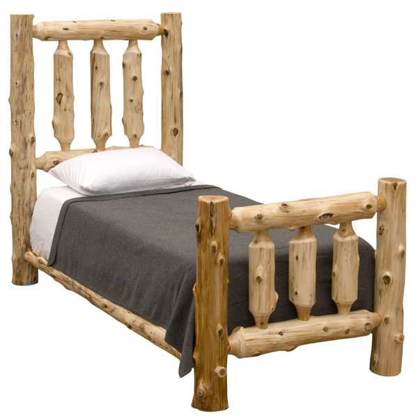 Traditional Cedar Log Bed - Retreat Home Furniture