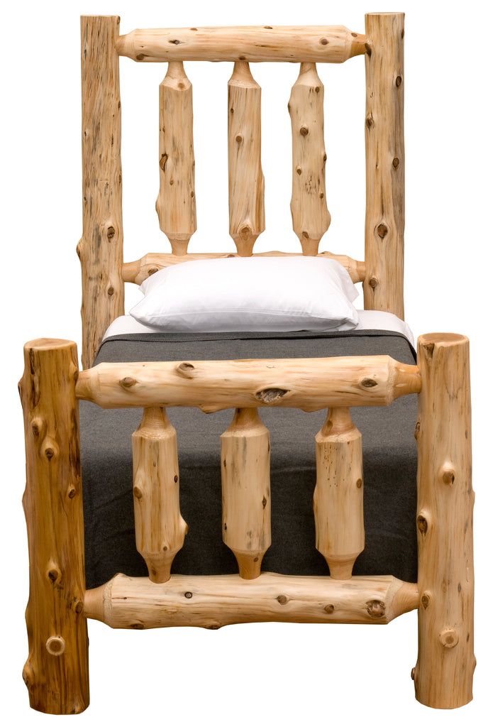 Cedar Log Traditional Bed - Retreat Home Furniture