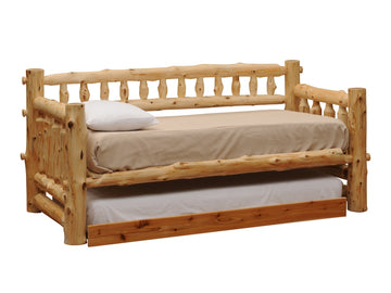 Cedar Log Daybed - Retreat Home Furniture