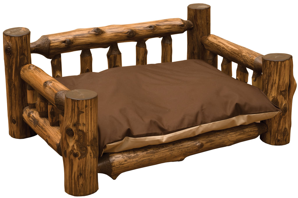 Cedar Log Dog Bed - Retreat Home Furniture