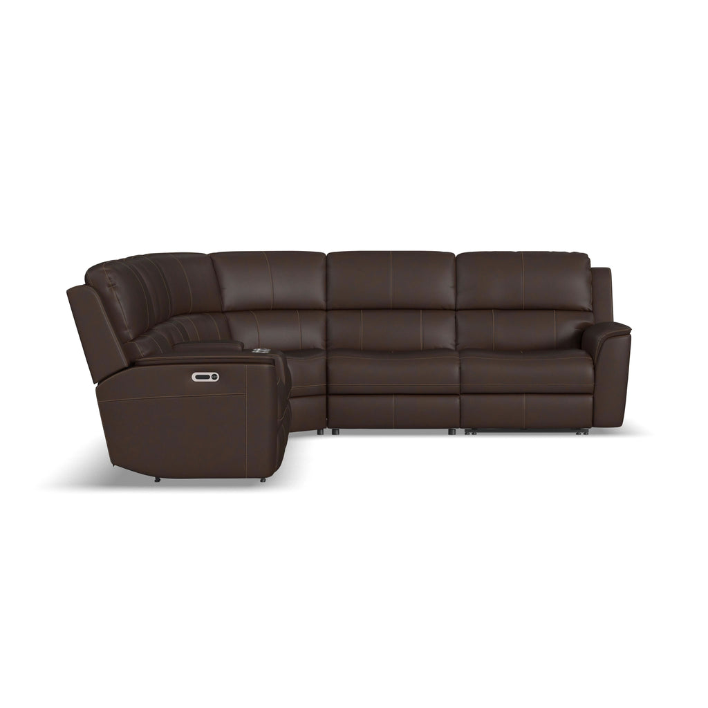 Henry 6 Piece Leather Sectional - Retreat Home Furniture