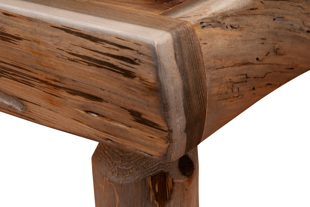 Cedar Log Open Nightstand - Retreat Home Furniture