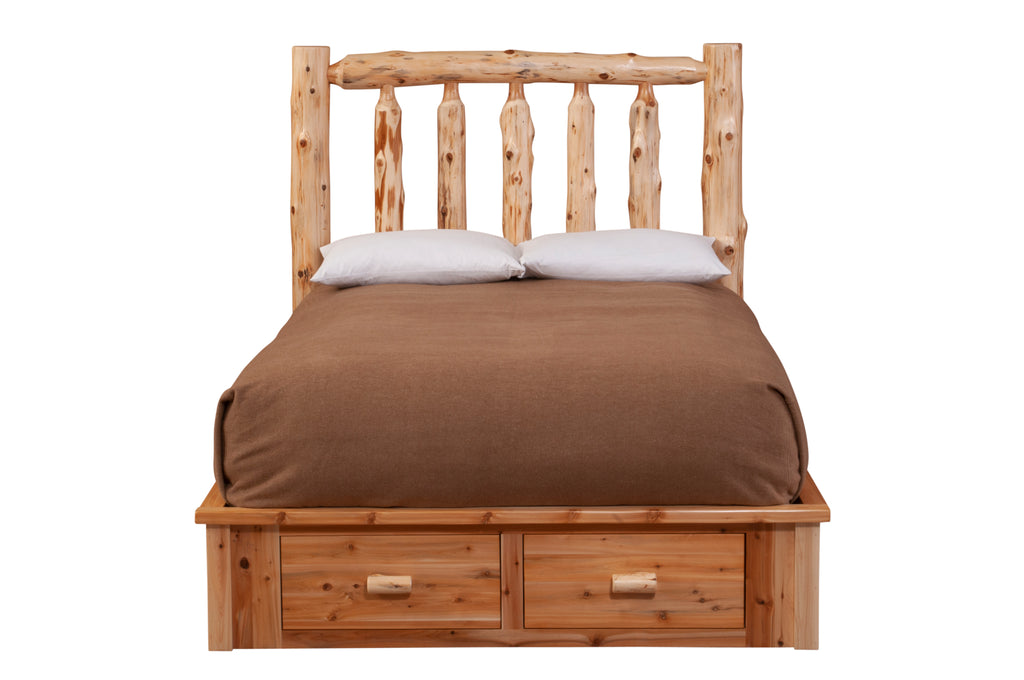 Cedar Log Footboard Dresser - Retreat Home Furniture