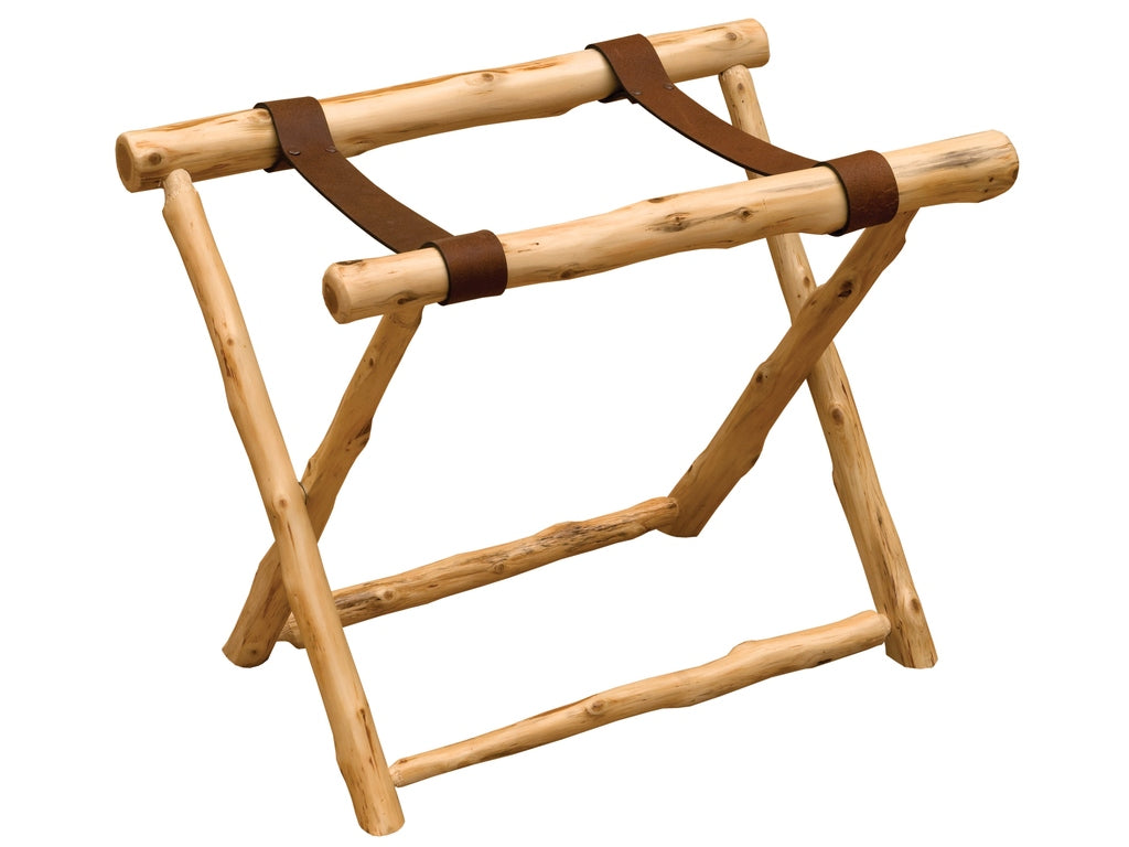 Cedar Log Luggage Rack - Retreat Home Furniture