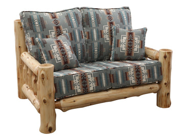 Cedar Log Loveseat - Retreat Home Furniture