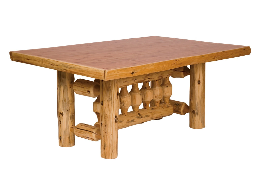 Cedar Log Dining Table - Retreat Home Furniture