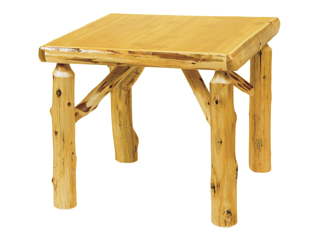 Cedar Log Square Table - Retreat Home Furniture