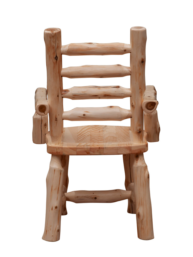 Cedar Ladder-back Arm Chair - Retreat Home Furniture