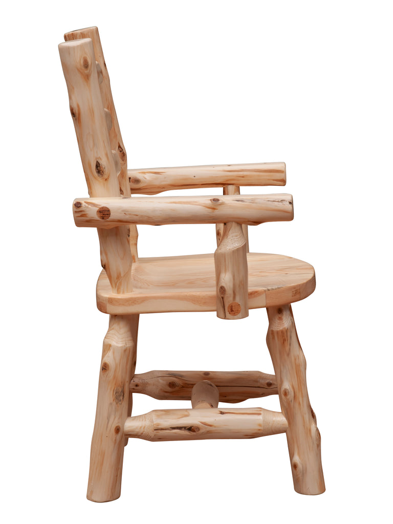 Cedar Ladder-back Arm Chair - Retreat Home Furniture