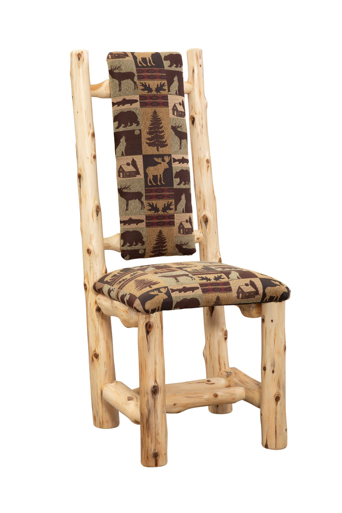 Cedar Upholstered High-back Side Chair - Retreat Home Furniture