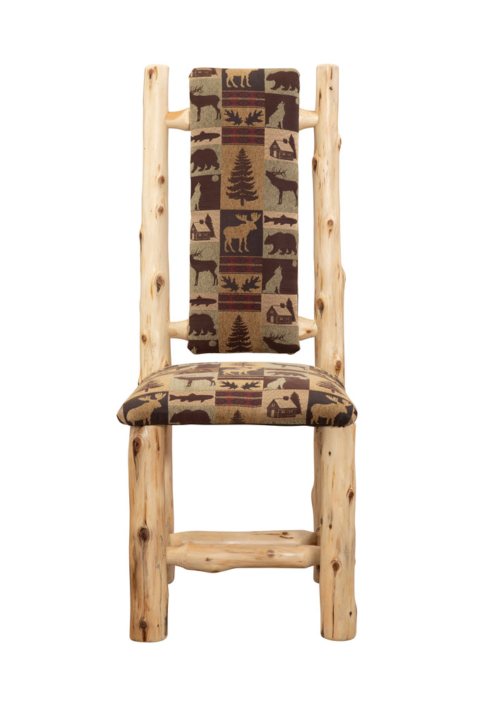 Cedar Upholstered High-back Side Chair - Retreat Home Furniture