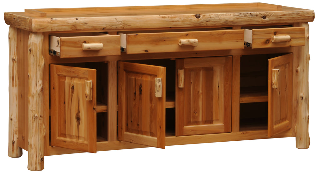 Cedar Log 75-inch Buffet - Retreat Home Furniture