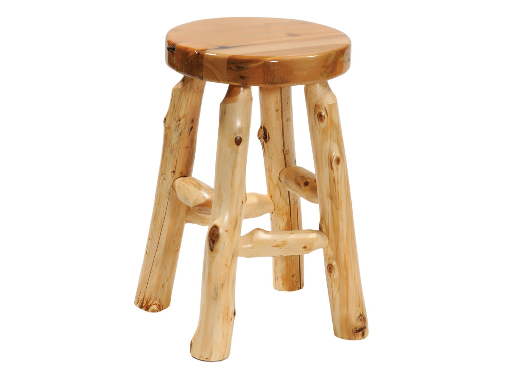 Cedar Round Barstool - Retreat Home Furniture