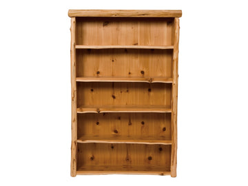 Cedar Log Large Bookshelf - Retreat Home Furniture