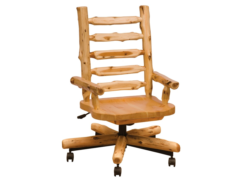 Cedar Executive Chair - Wood Seat - Retreat Home Furniture