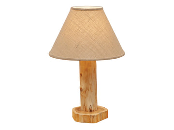 Cedar Log Table Lamp - Retreat Home Furniture