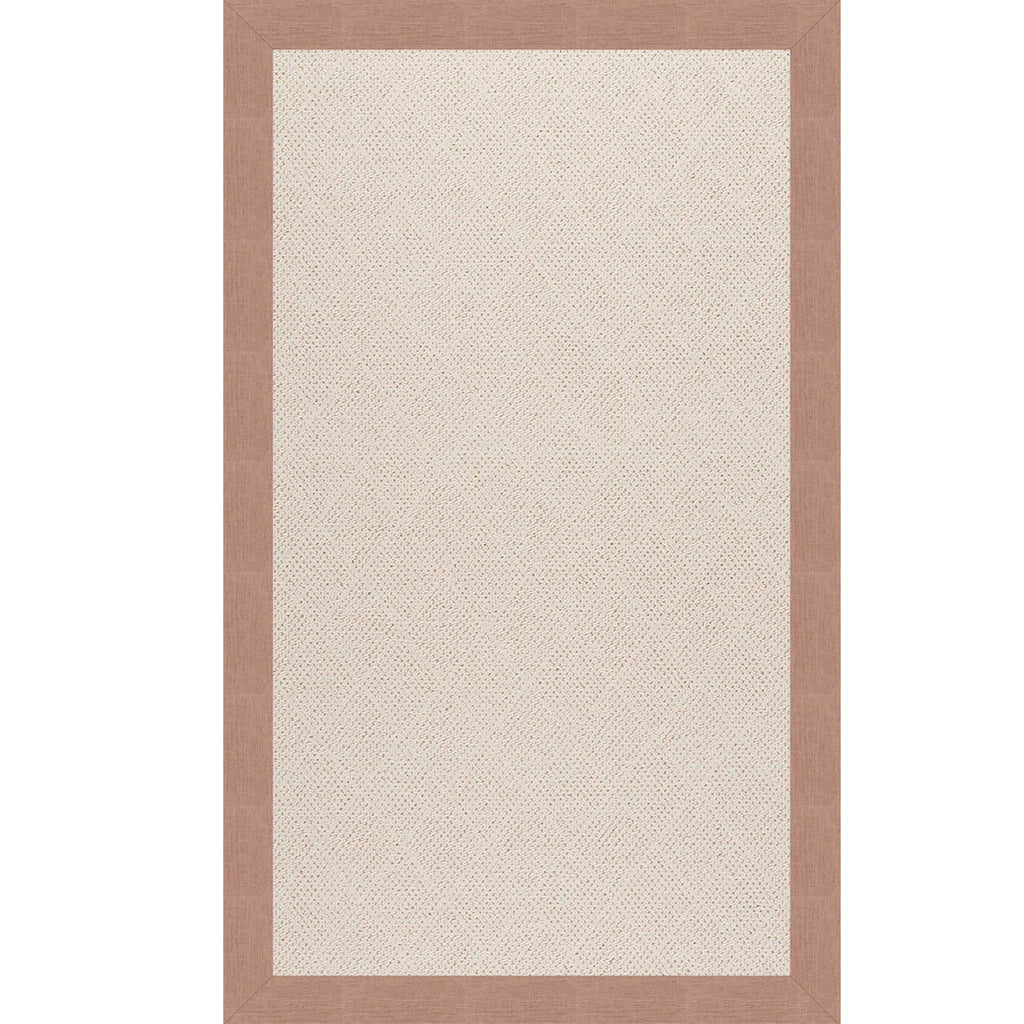 Zoe-White Wicker Dusty Rose