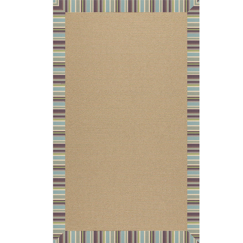 Zoe-Sisal Blue Stripe