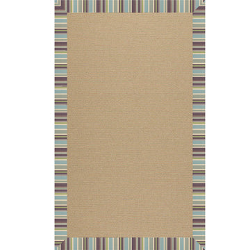 Zoe-Sisal Blue Stripe