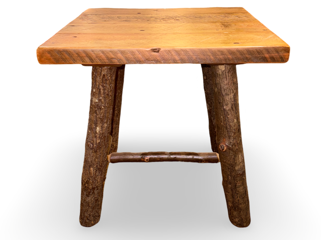 Granary & Hickory Plank Top End Table - Retreat Home Furniture