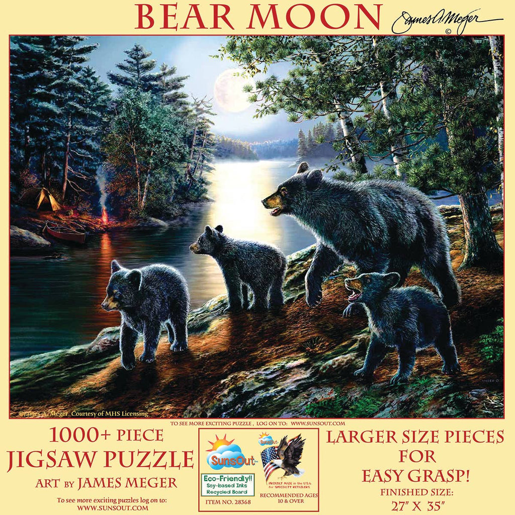 Bear Moon Puzzle - Retreat Home Furniture