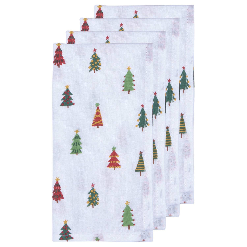 Merry And Bright Christmas Napkins Set of 4 - Retreat Home Furniture