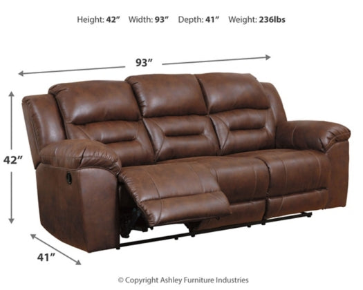 Stoneland Reclining Sofa - Retreat Home Furniture