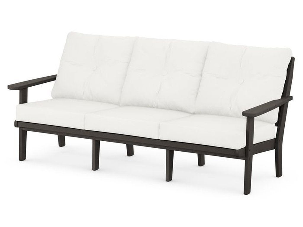 Lakeside Deep Seating Sofa in Vintage Finish - Retreat Home Furniture