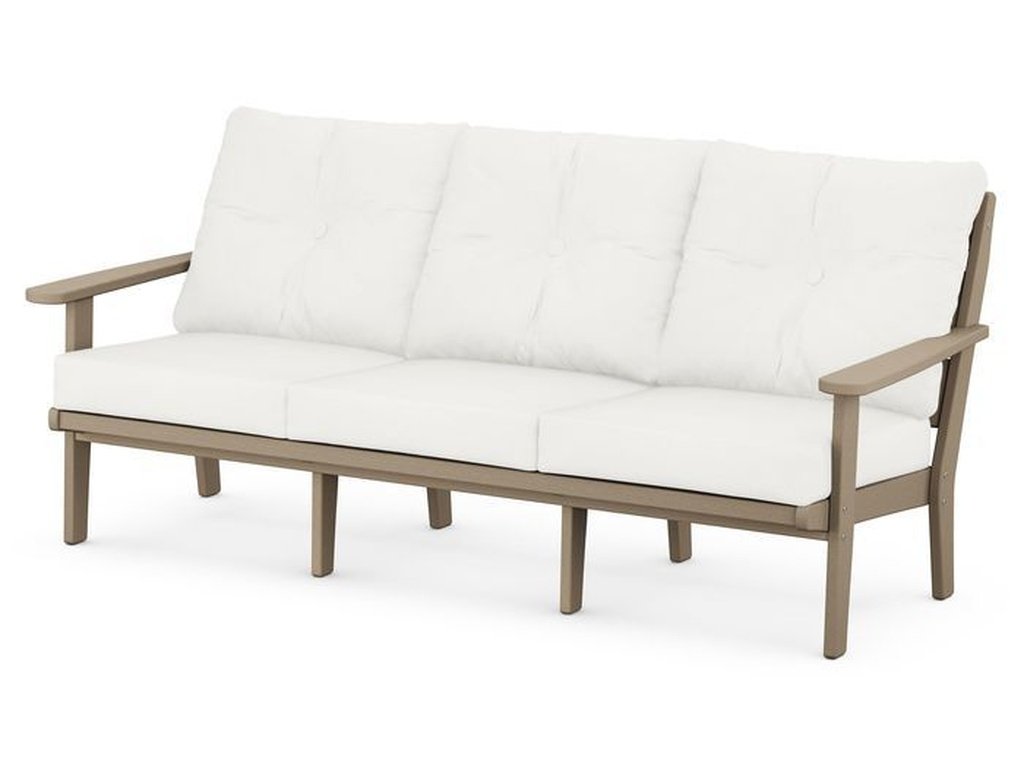 Lakeside Deep Seating Sofa in Vintage Finish - Retreat Home Furniture