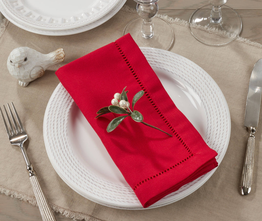 Dinner Napkin With Hemstitched Border - Retreat Home Furniture