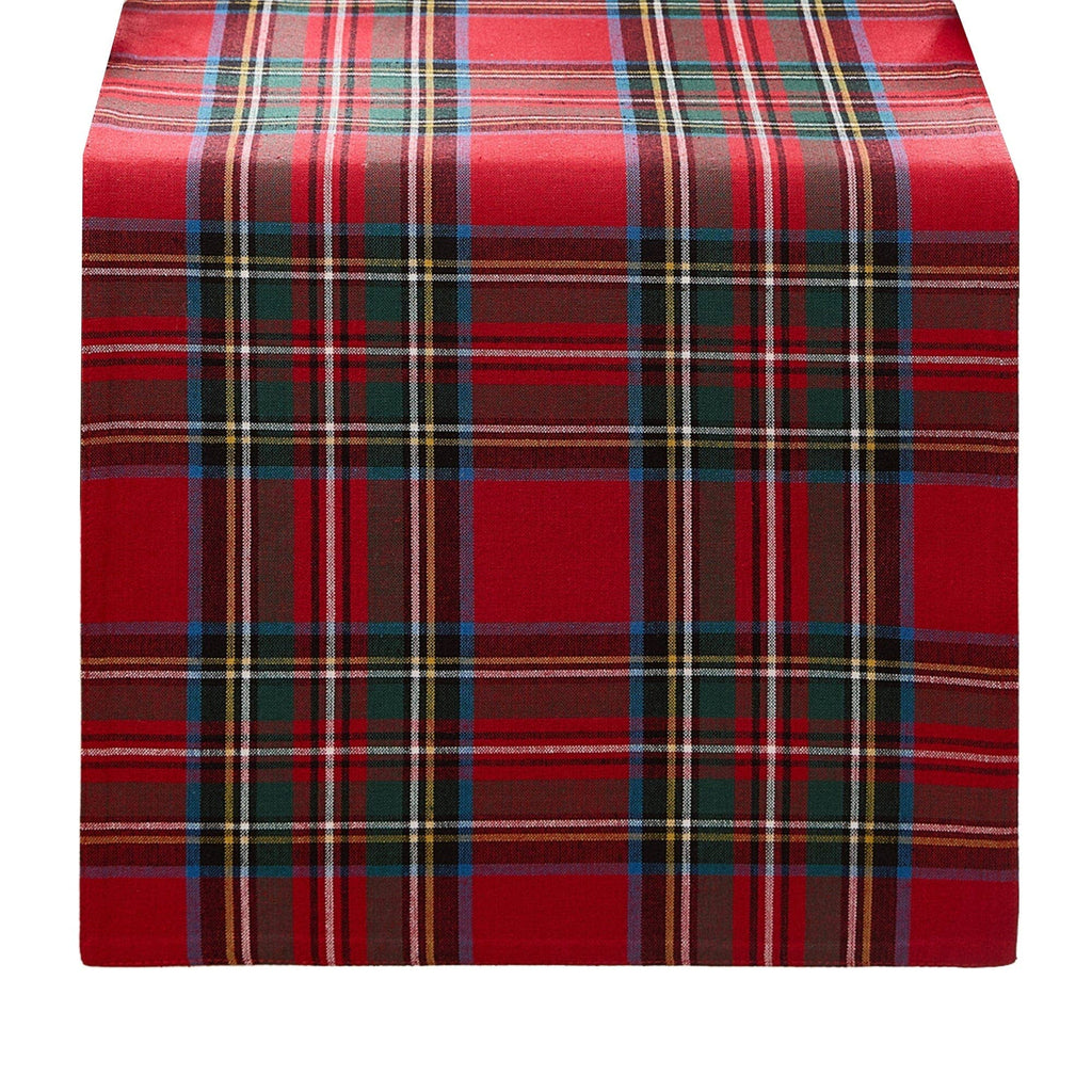 Stowe Tartan Holiday Plaid Table Runner - Retreat Home Furniture