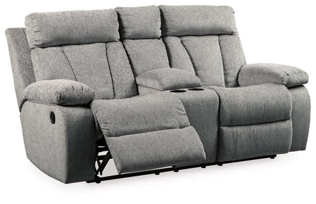 Mitchiner Reclining Loveseat with Console - Retreat Home Furniture