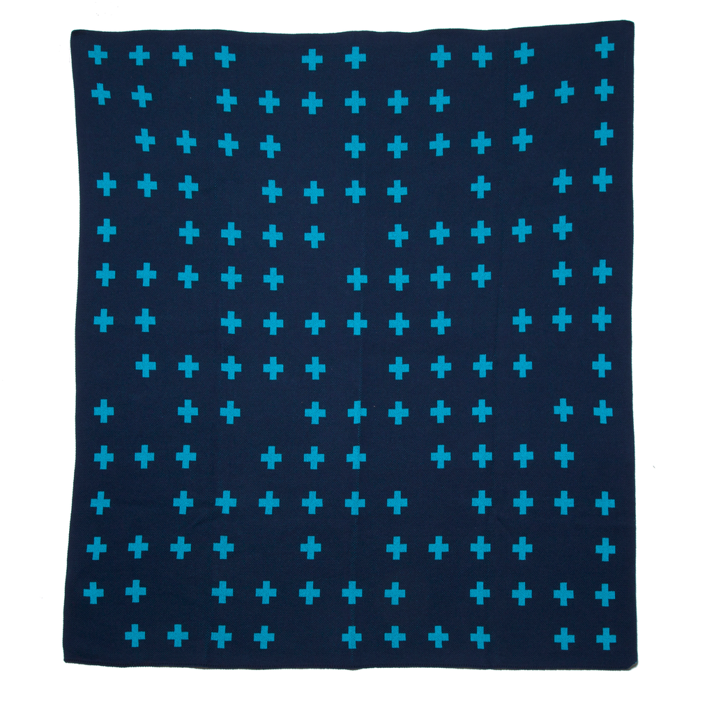 Modern Scatter Cross Throw Blanket - Retreat Home Furniture