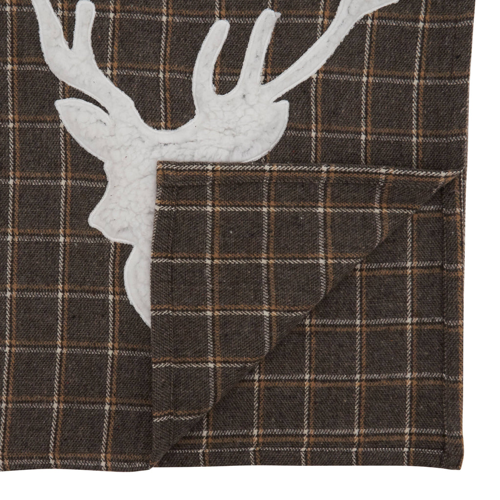 Plaid Reindeer Runner - Retreat Home Furniture