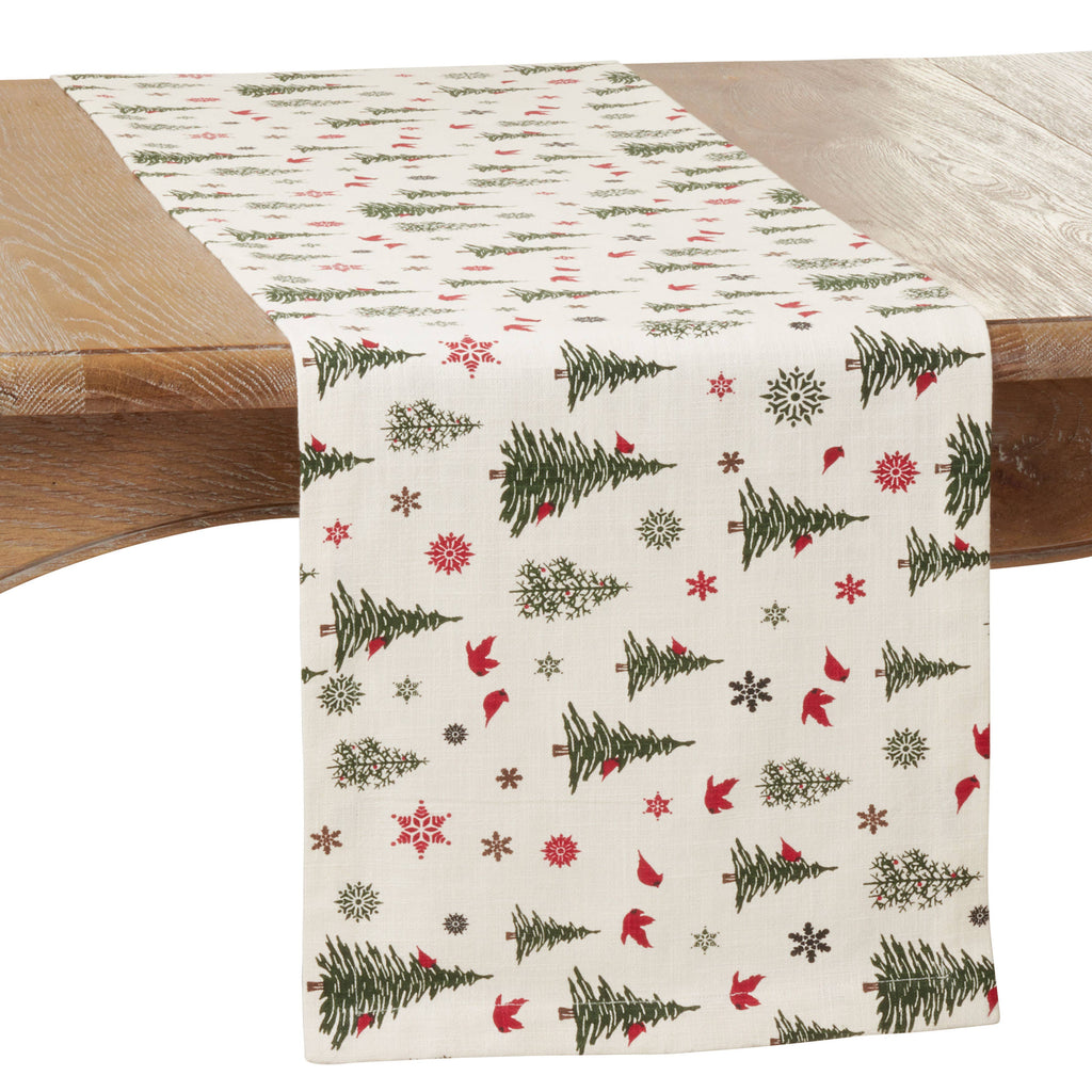 Christmas Tree Runner - Snowflakes Design - Retreat Home Furniture