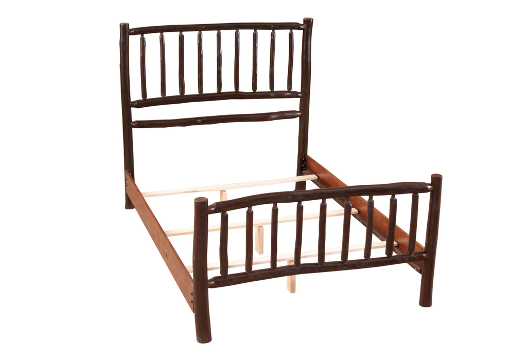 Hickory Log Traditional Bed - Retreat Home Furniture