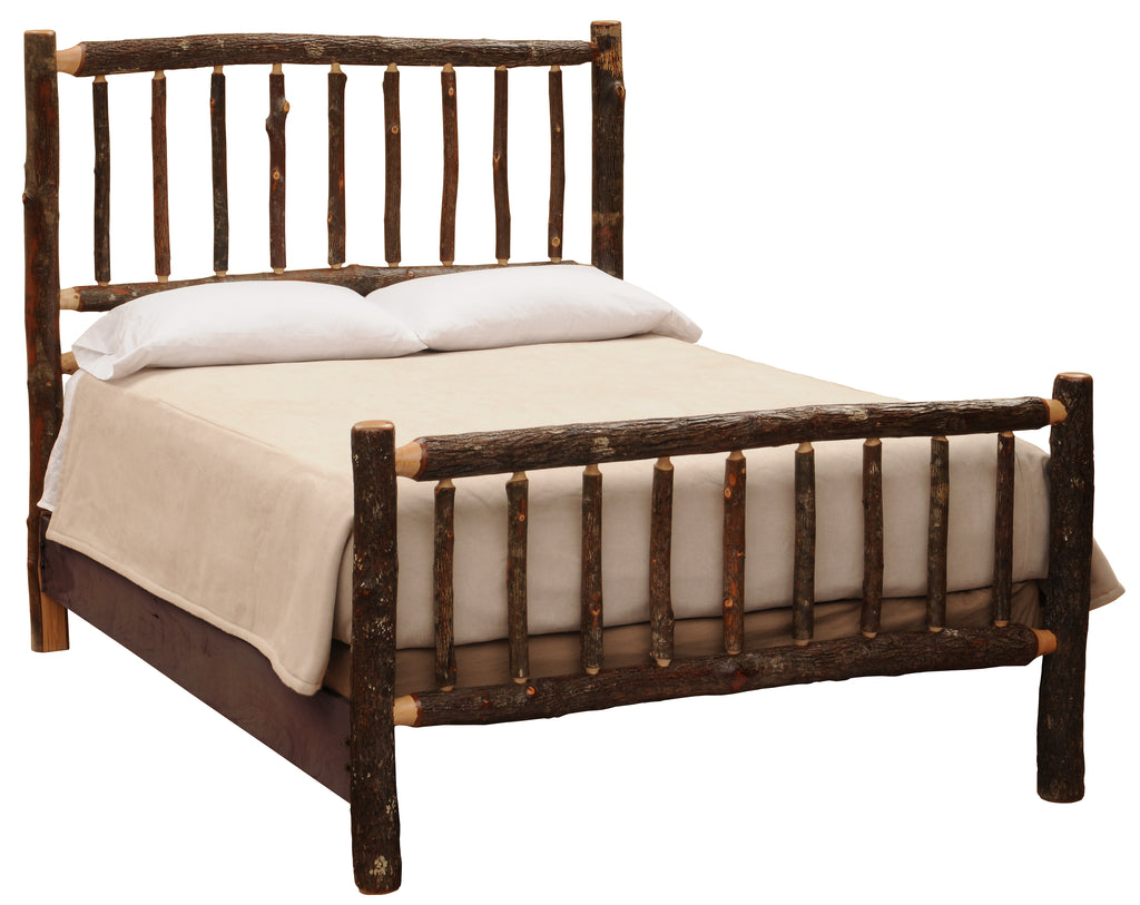 Hickory Log Traditional Bed - Retreat Home Furniture