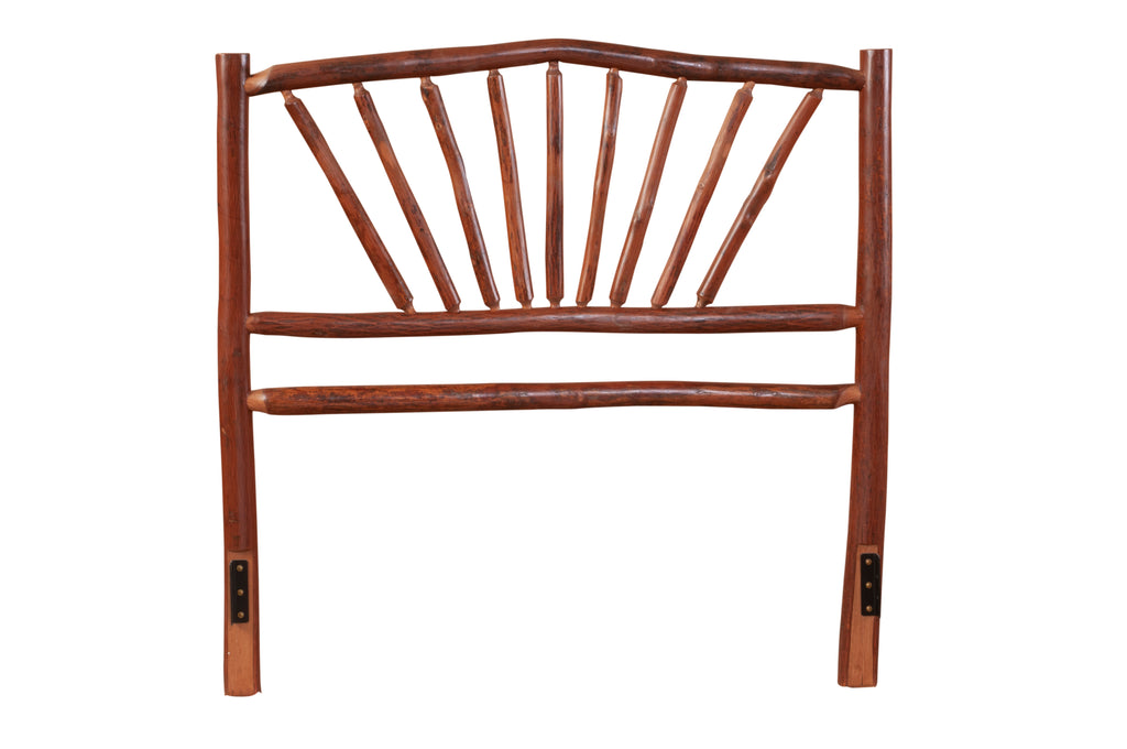 Hickory Sunburst Headboard for Rail System - Retreat Home Furniture