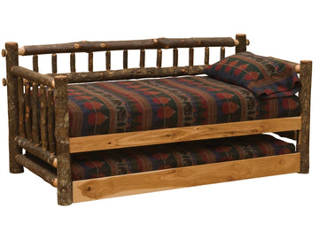 Hickory Log Daybed - Retreat Home Furniture