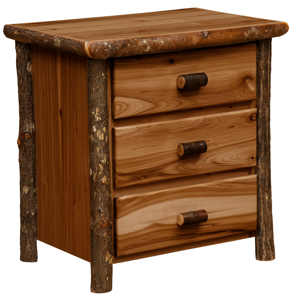 Hickory XL Three Drawer Nightstand - Retreat Home Furniture