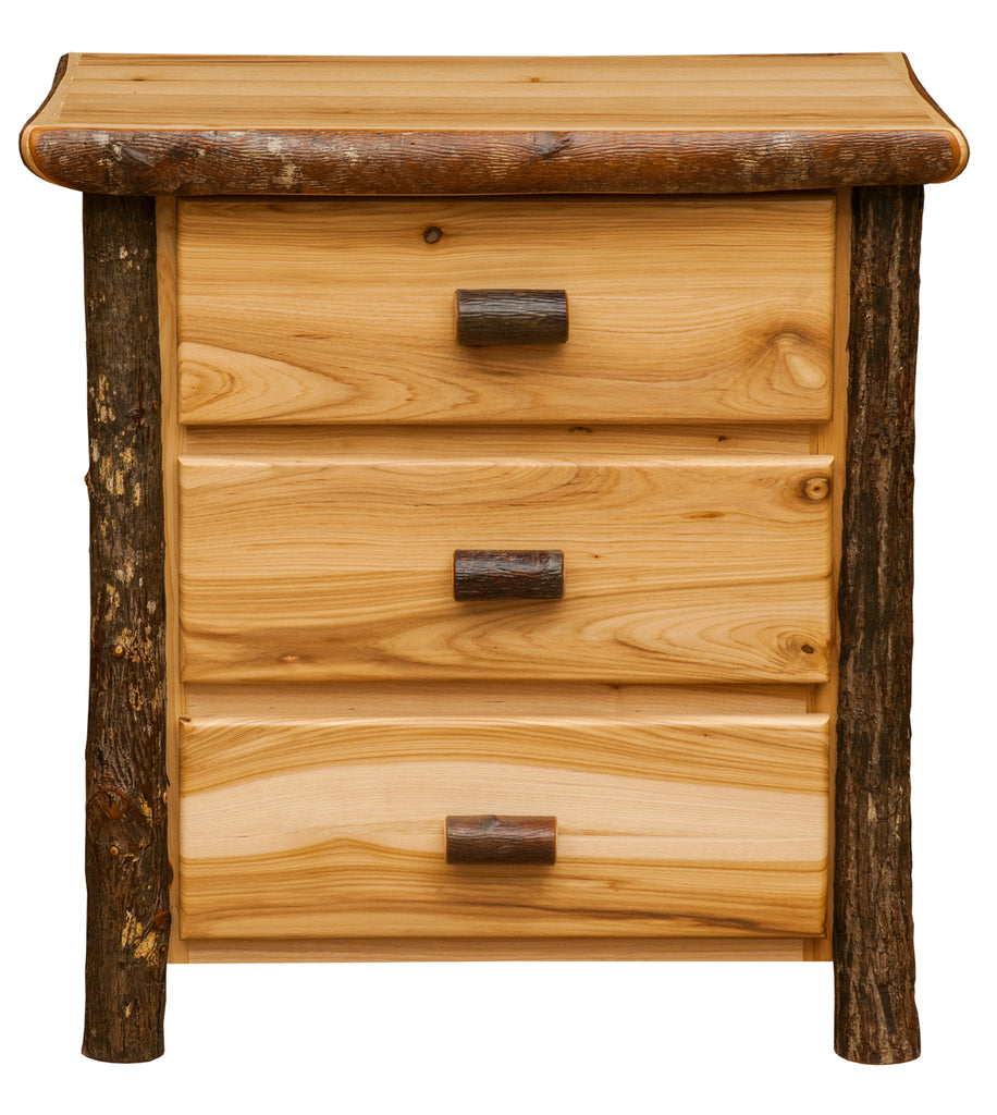 Hickory XL Three Drawer Nightstand - Retreat Home Furniture