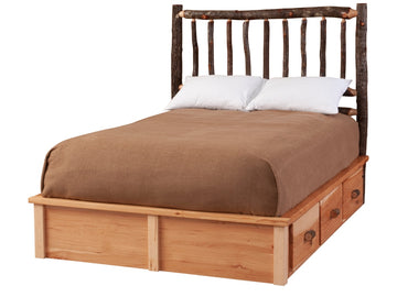 Hickory Underbed Dresser for Platform Bed - Retreat Home Furniture