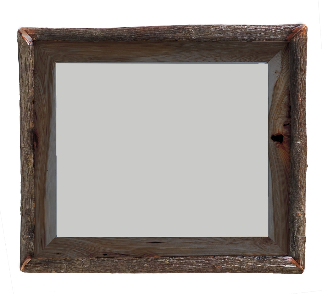 Hickory Log Mirror (Frame) - Retreat Home Furniture